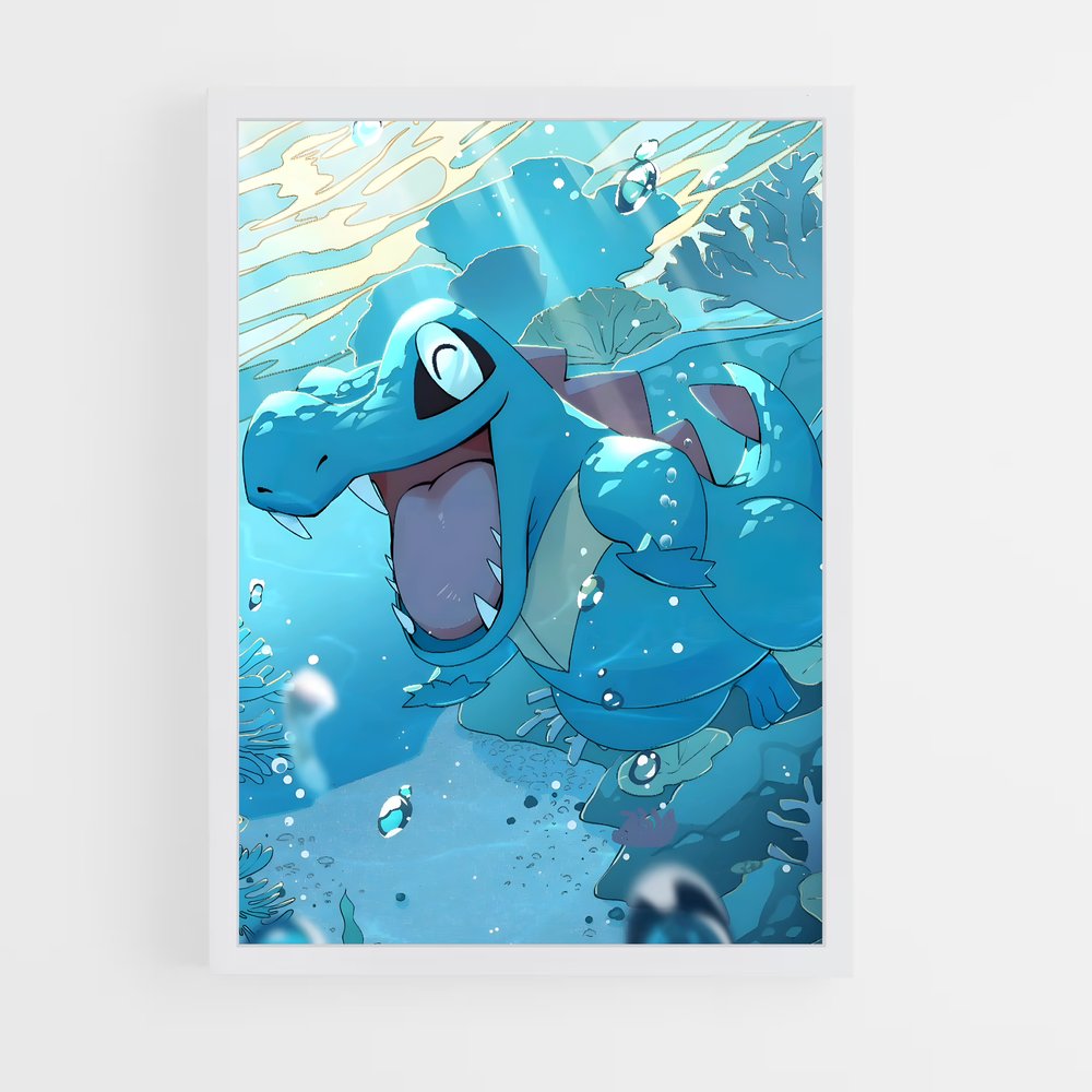 Poster Sourire Aquatique – affiche Pokemon (vue 3)