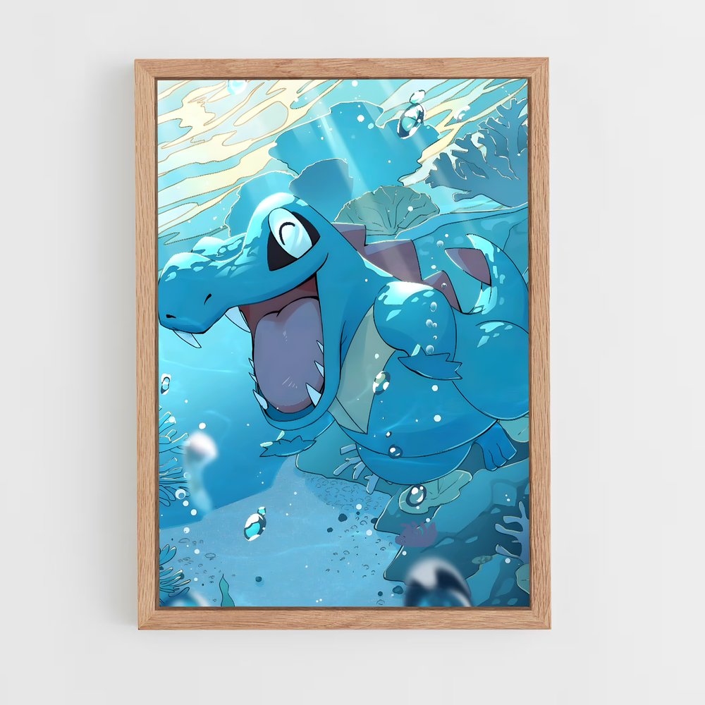 Poster Sourire Aquatique – affiche Pokemon (vue 4)