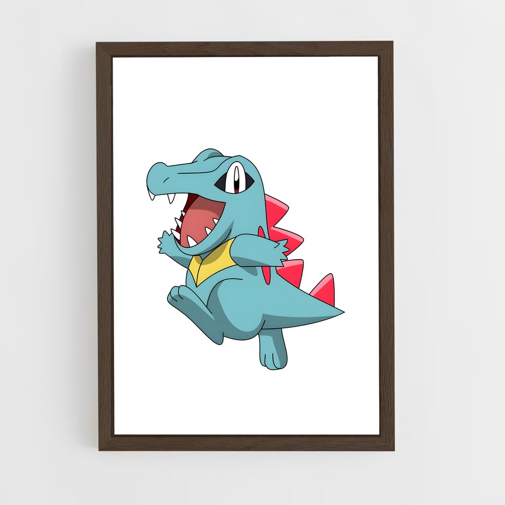 Poster Totodile Cool – affiche Pokemon (vue 5)