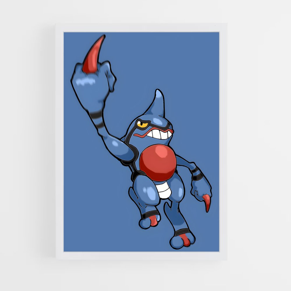 Poster Toxicroak en Folie – affiche Pokemon (vue 3)