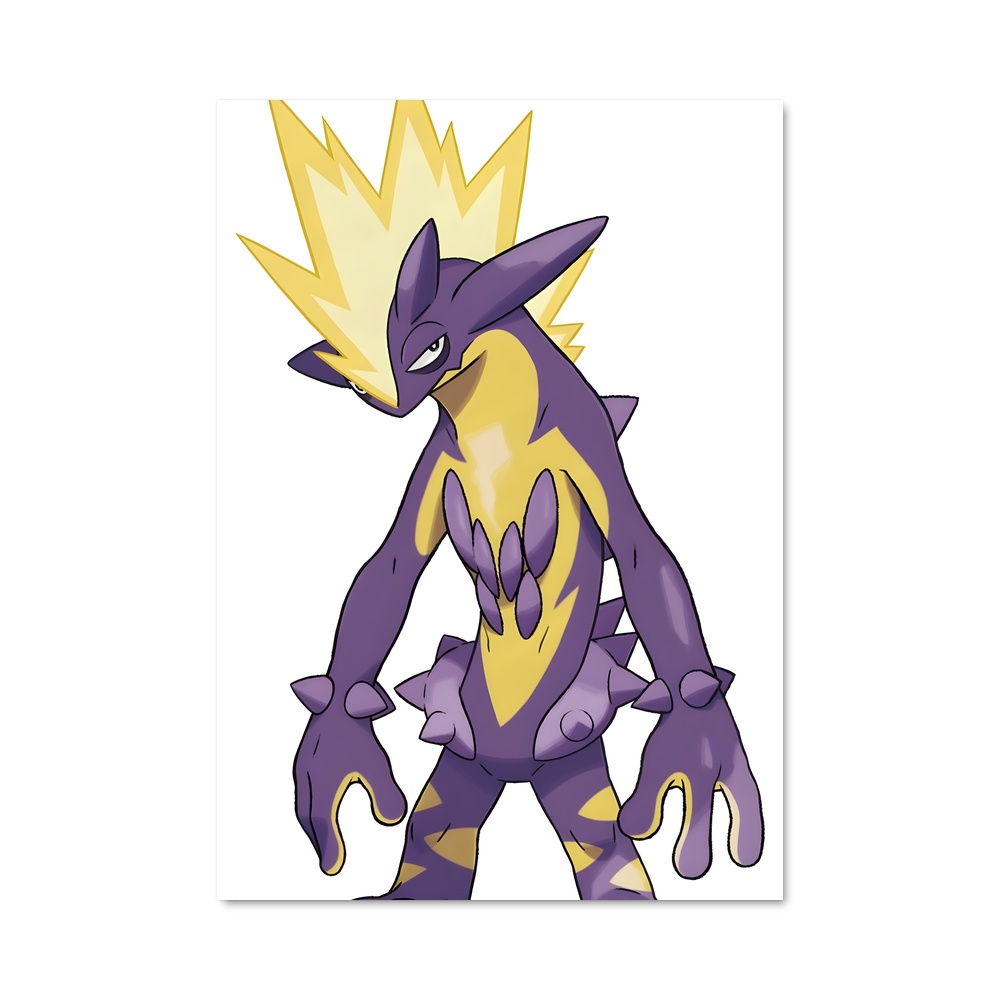 Poster Toxtricity Électrisant – affiche Pokemon
