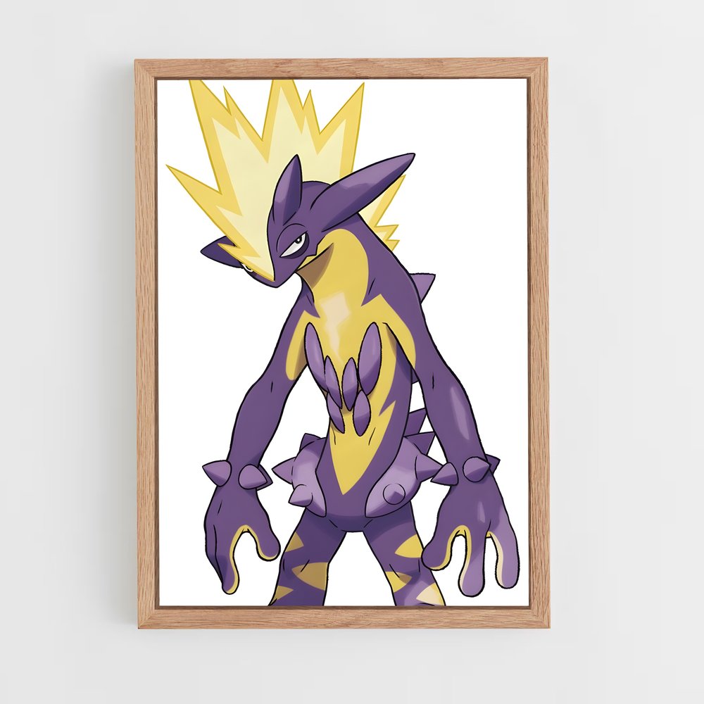 Poster Toxtricity Électrisant – affiche Pokemon (vue 4)