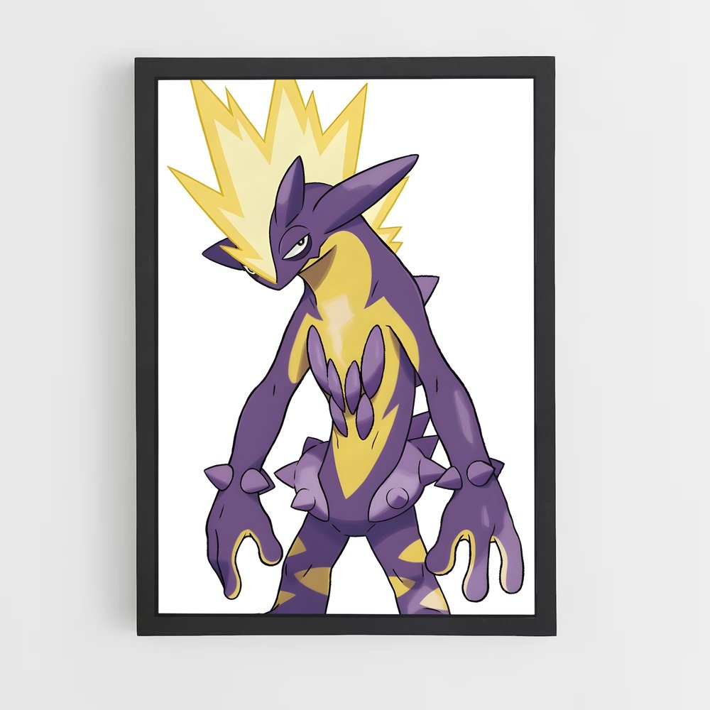 Poster Toxtricity Électrisant – affiche Pokemon (vue 2)