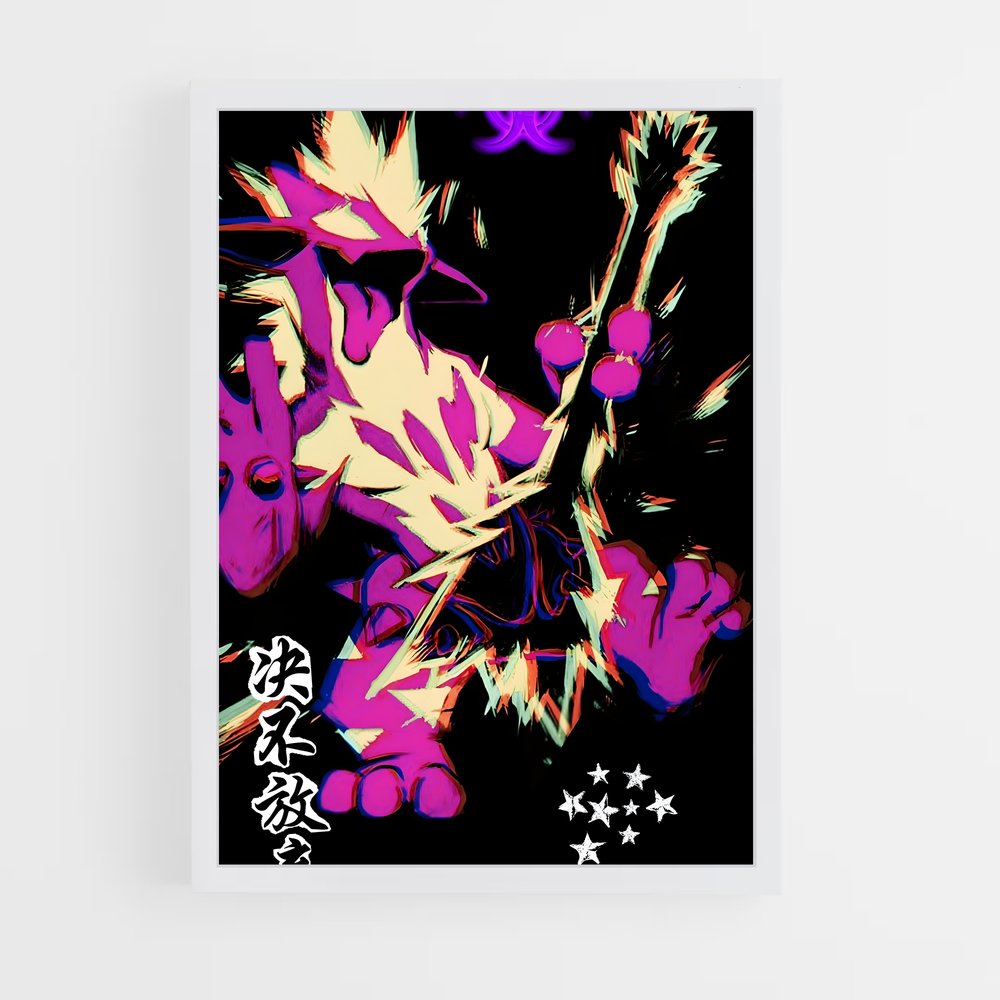 Poster Éclats de Toxtricity – affiche Pokemon (vue 3)