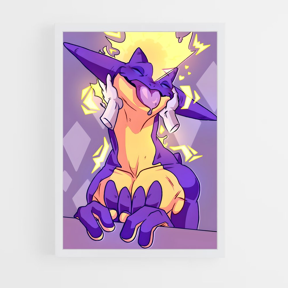 Poster Toxtricity en Lumière – affiche Pokemon (vue 3)