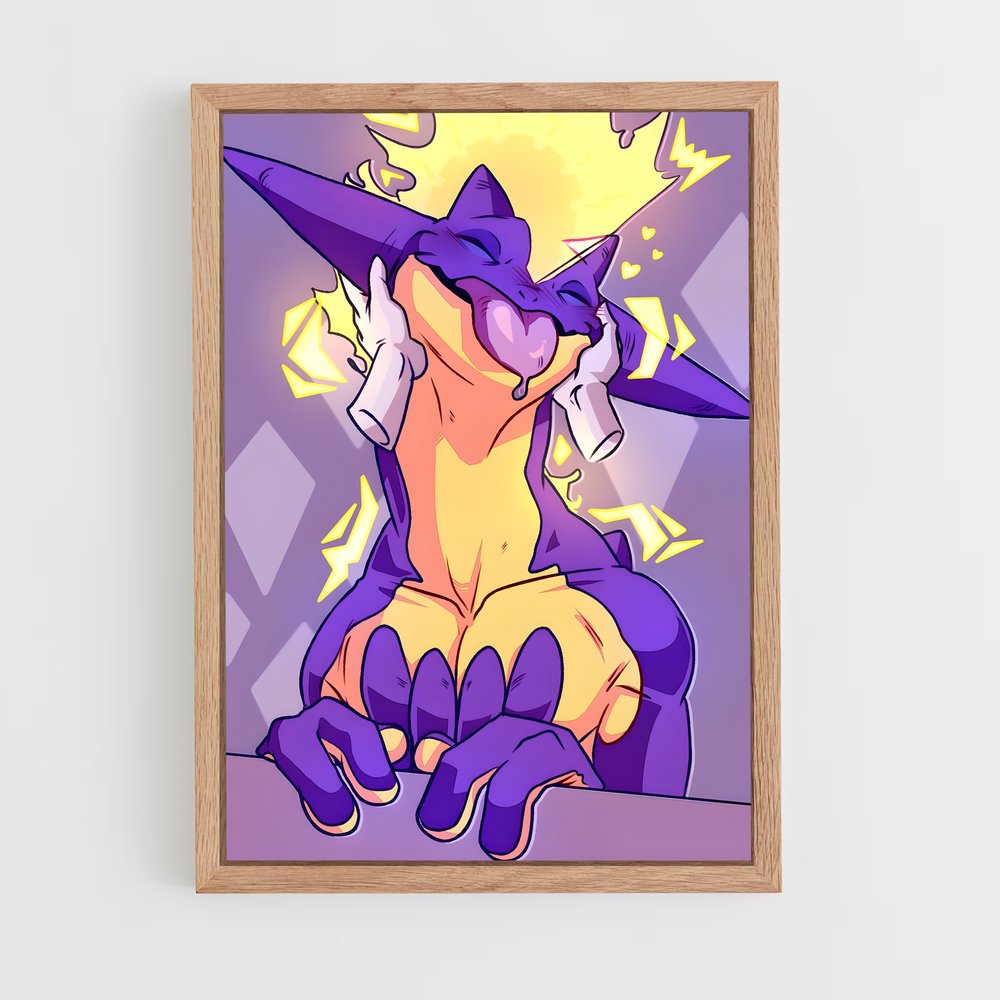 Poster Toxtricity en Lumière – affiche Pokemon (vue 4)