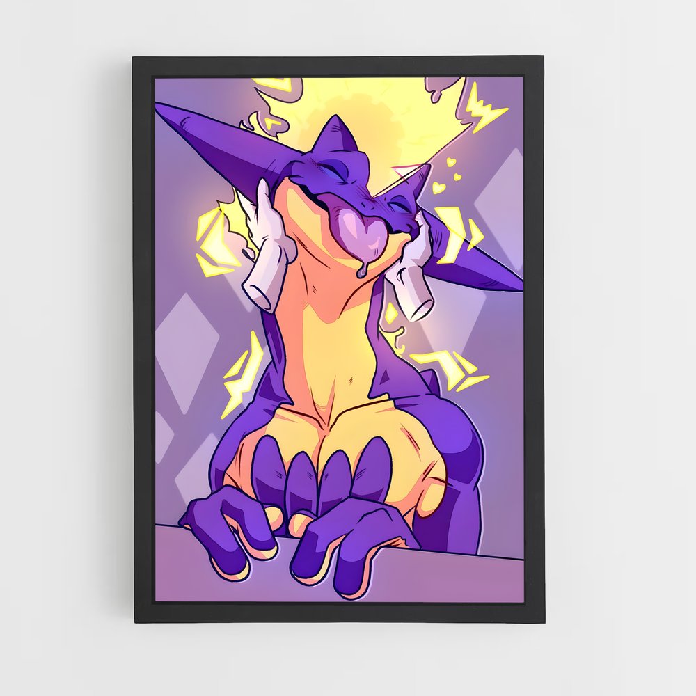 Poster Toxtricity en Lumière – affiche Pokemon (vue 2)