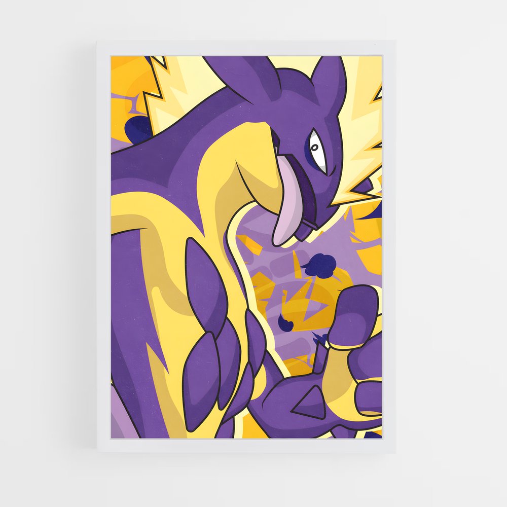 Poster Toxtricity présente – affiche Pokemon (vue 3)
