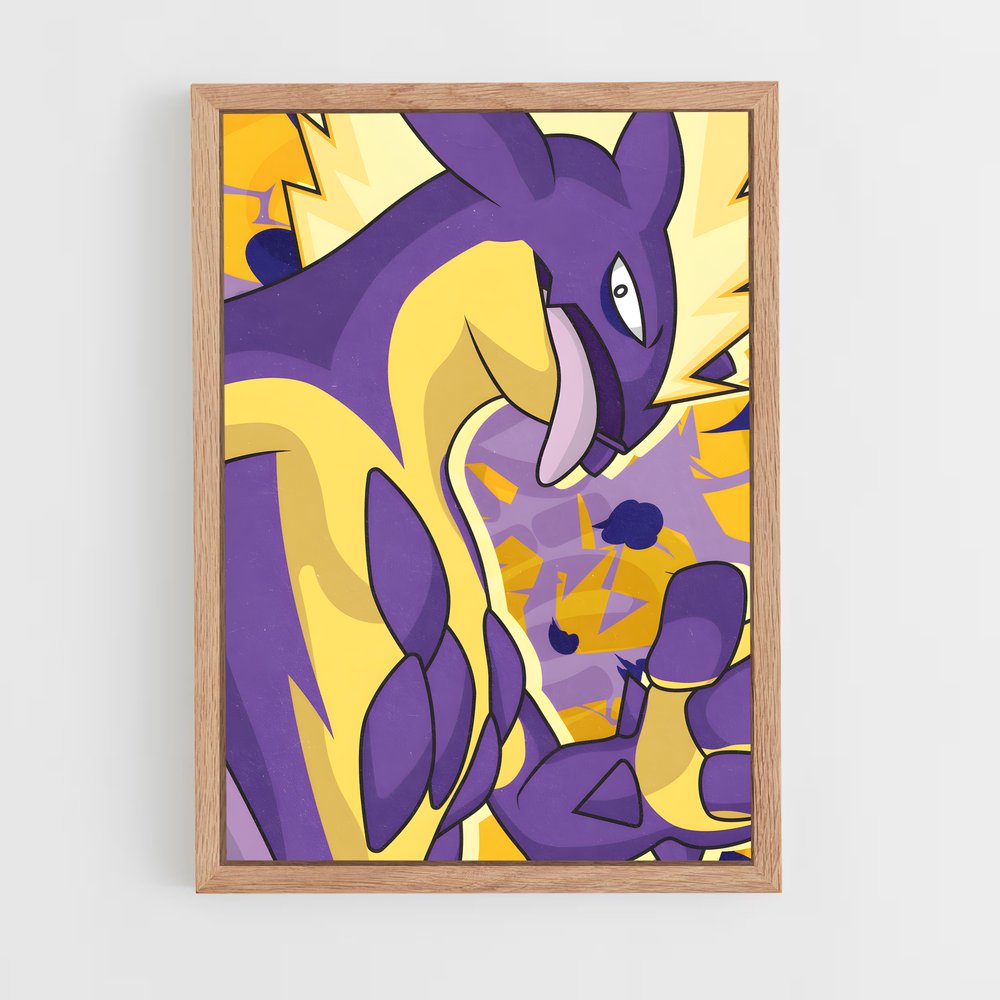 Poster Toxtricity présente – affiche Pokemon (vue 4)