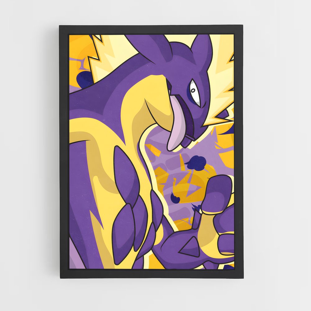 Poster Toxtricity présente – affiche Pokemon (vue 2)