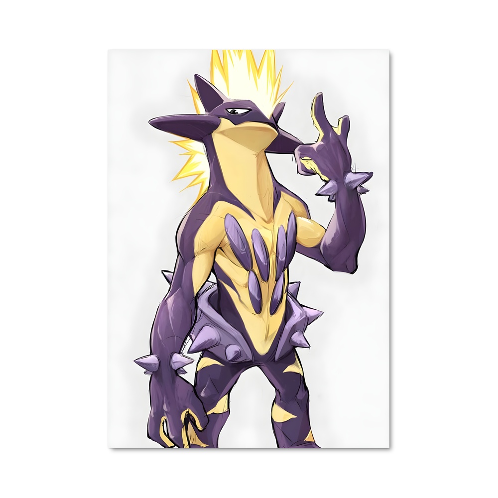 Poster Toxtricity Électro-Dynamique – affiche Pokemon