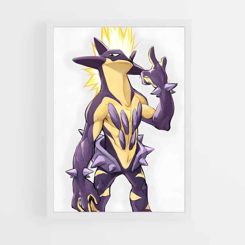 Poster Toxtricity Électro-Dynamique – affiche Pokemon (vue 3)