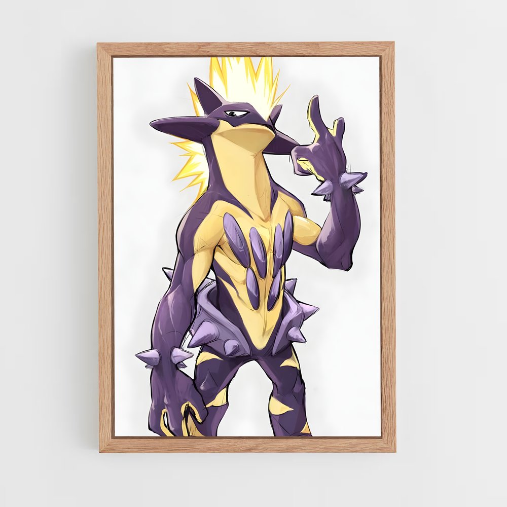 Poster Toxtricity Électro-Dynamique – affiche Pokemon (vue 4)