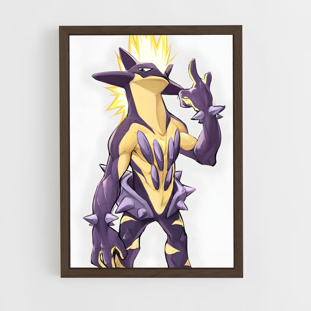 Poster Toxtricity Électro-Dynamique – affiche Pokemon (vue 5)