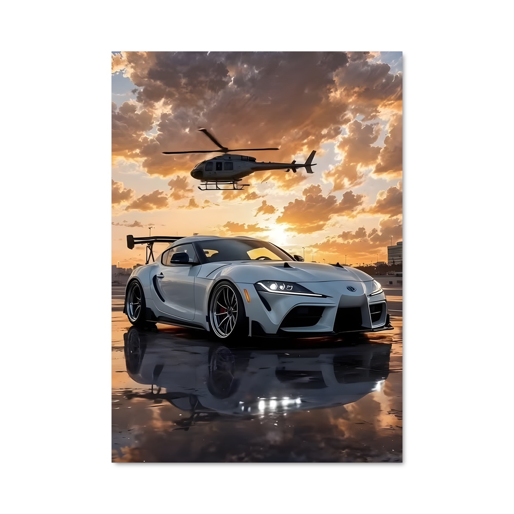 Poster Mécanique Aérienne – affiche Toyota