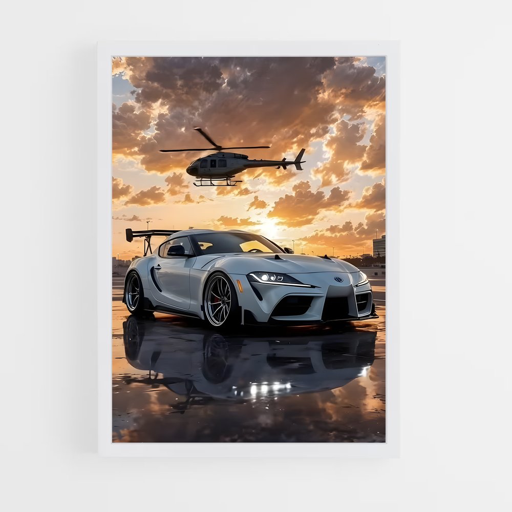 Poster Mécanique Aérienne – affiche Toyota (vue 3)