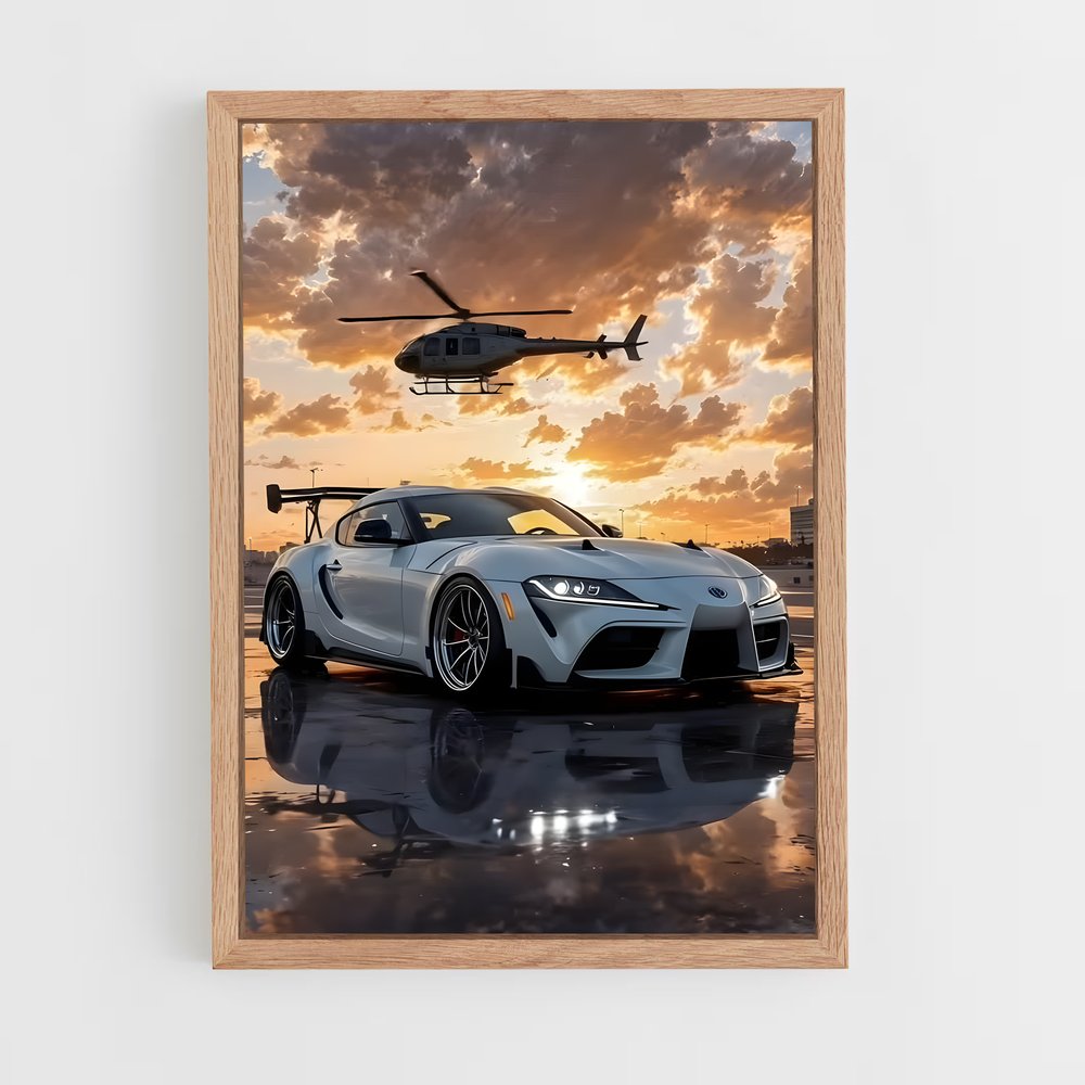 Poster Mécanique Aérienne – affiche Toyota (vue 4)