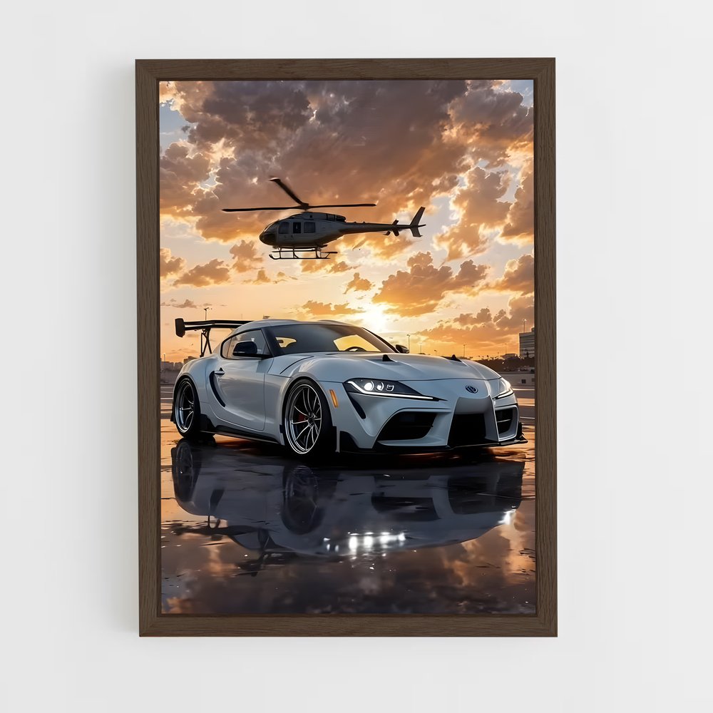 Poster Mécanique Aérienne – affiche Toyota (vue 5)