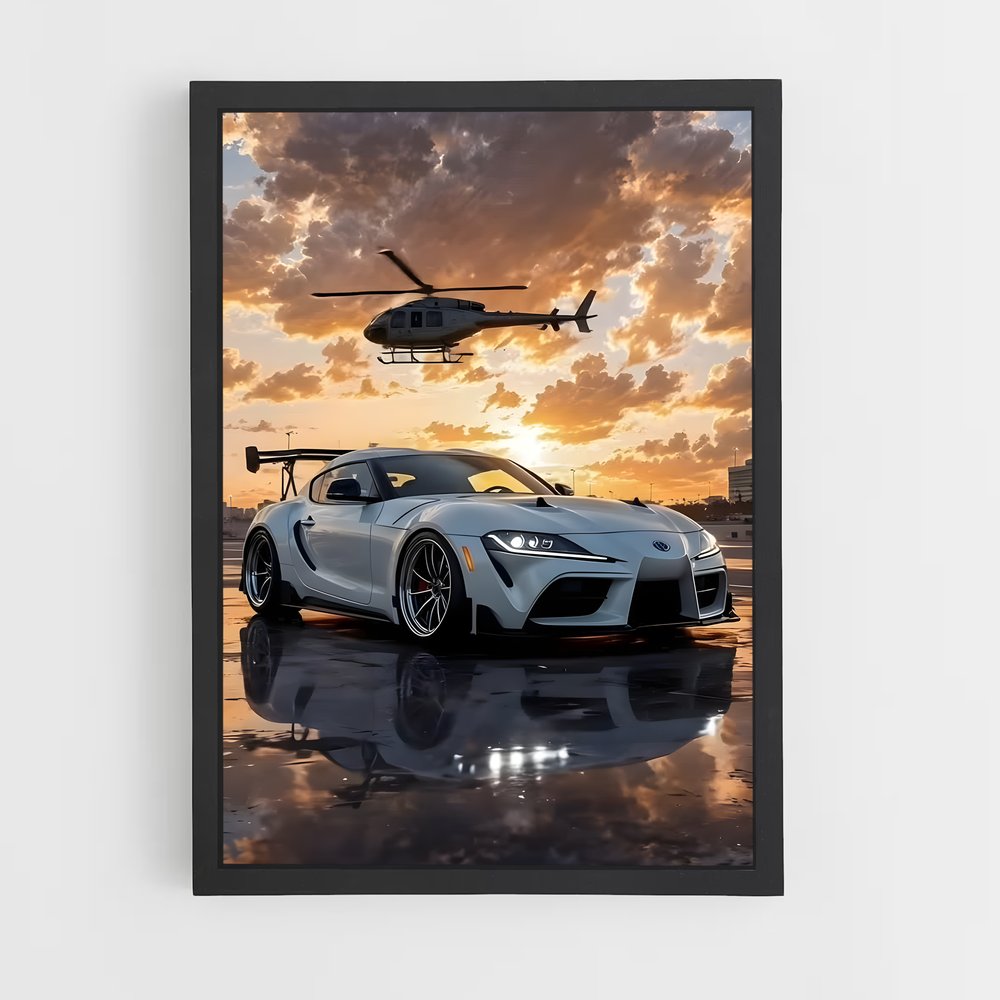 Poster Mécanique Aérienne – affiche Toyota (vue 2)