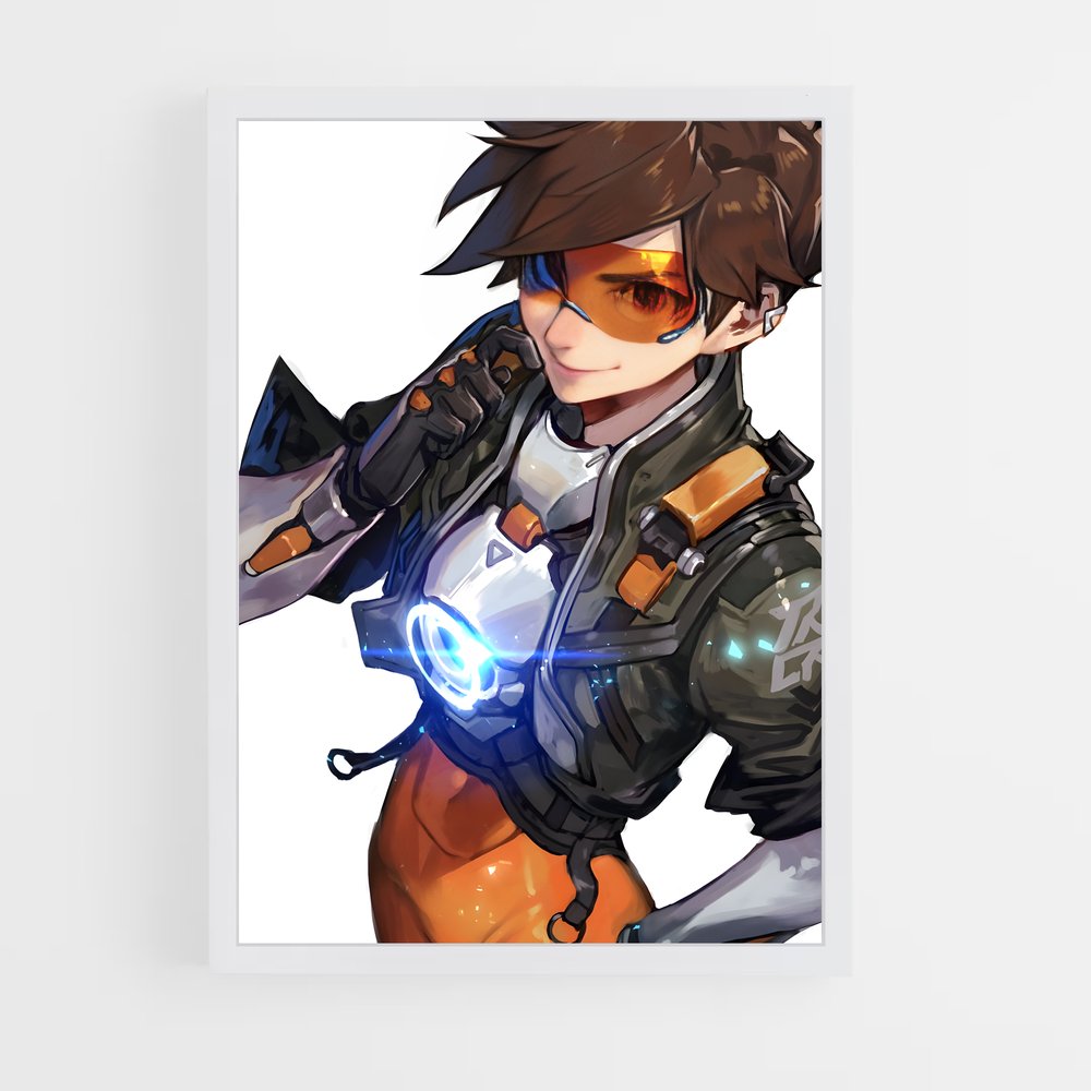 Poster Tracer espace – affiche Overwatch (vue 3)