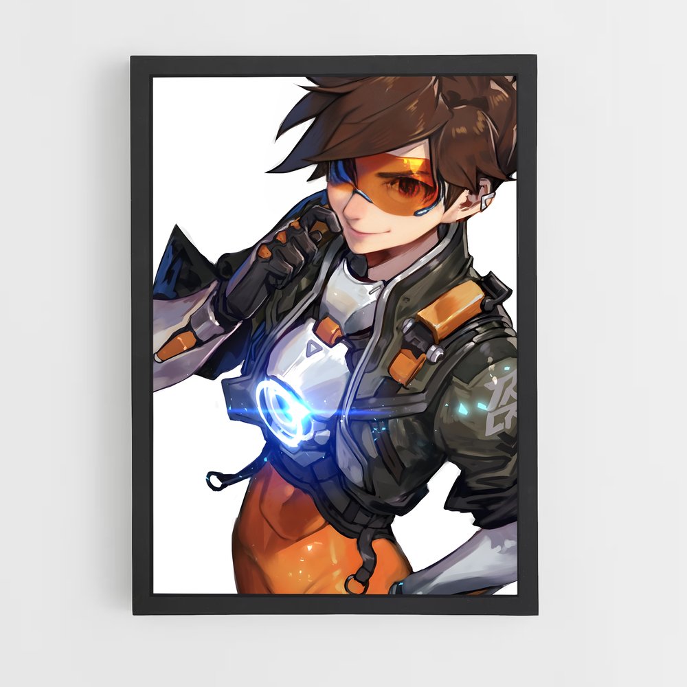 Poster Tracer espace – affiche Overwatch (vue 2)