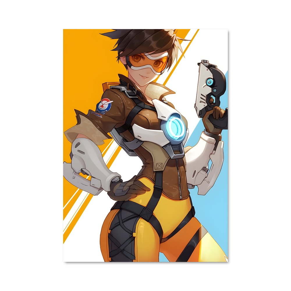 Poster Femme de Combat – affiche Overwatch