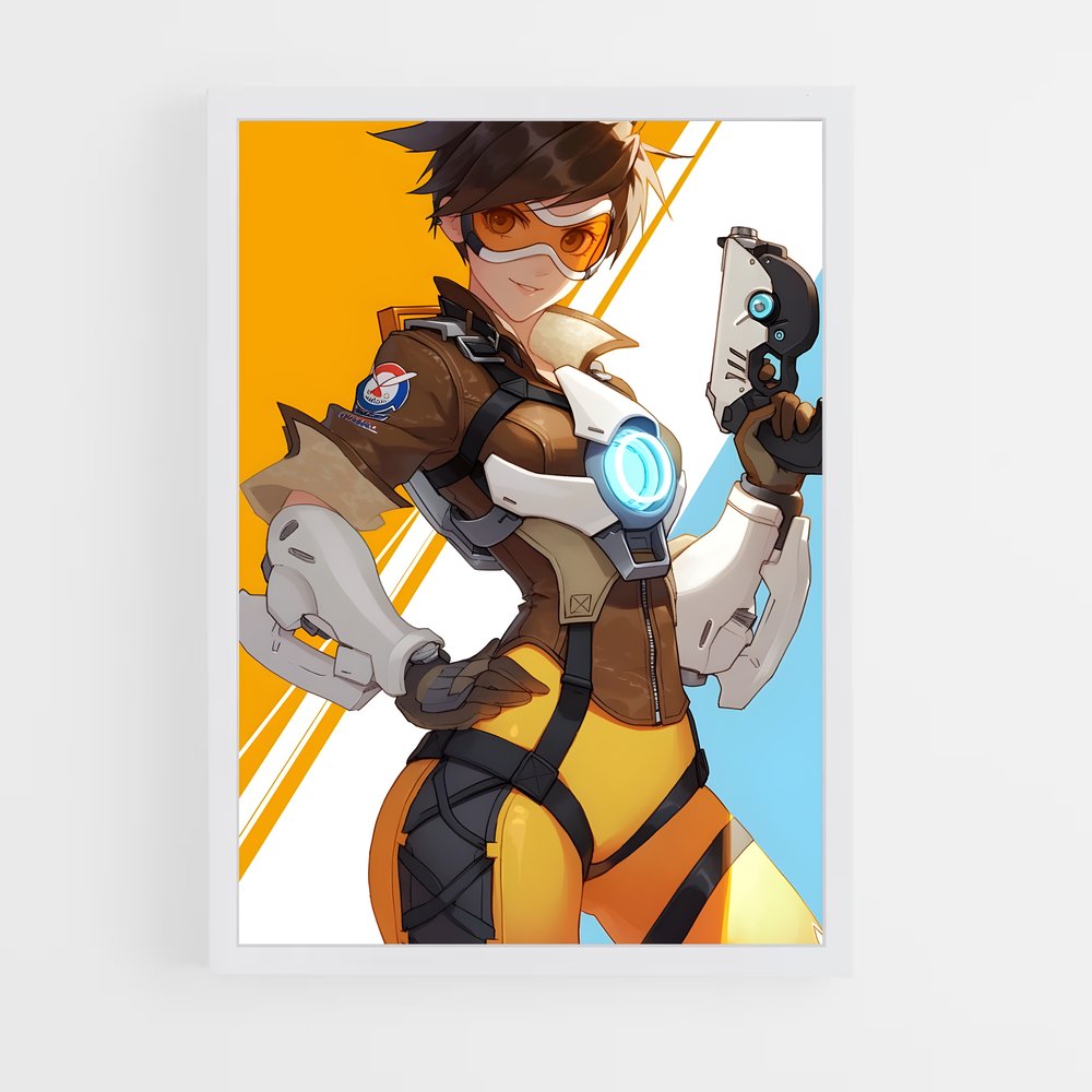 Poster Femme de Combat – affiche Overwatch (vue 3)