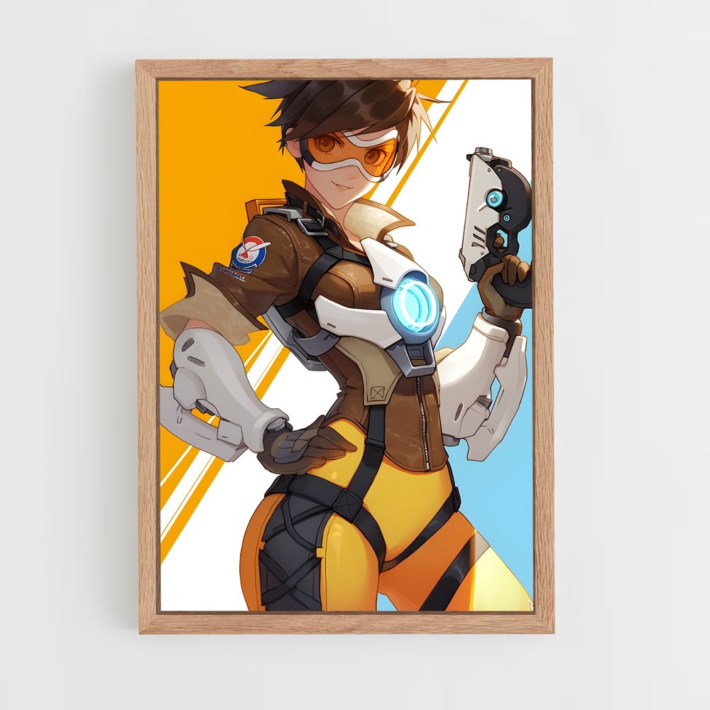 Poster Femme de Combat – affiche Overwatch (vue 4)