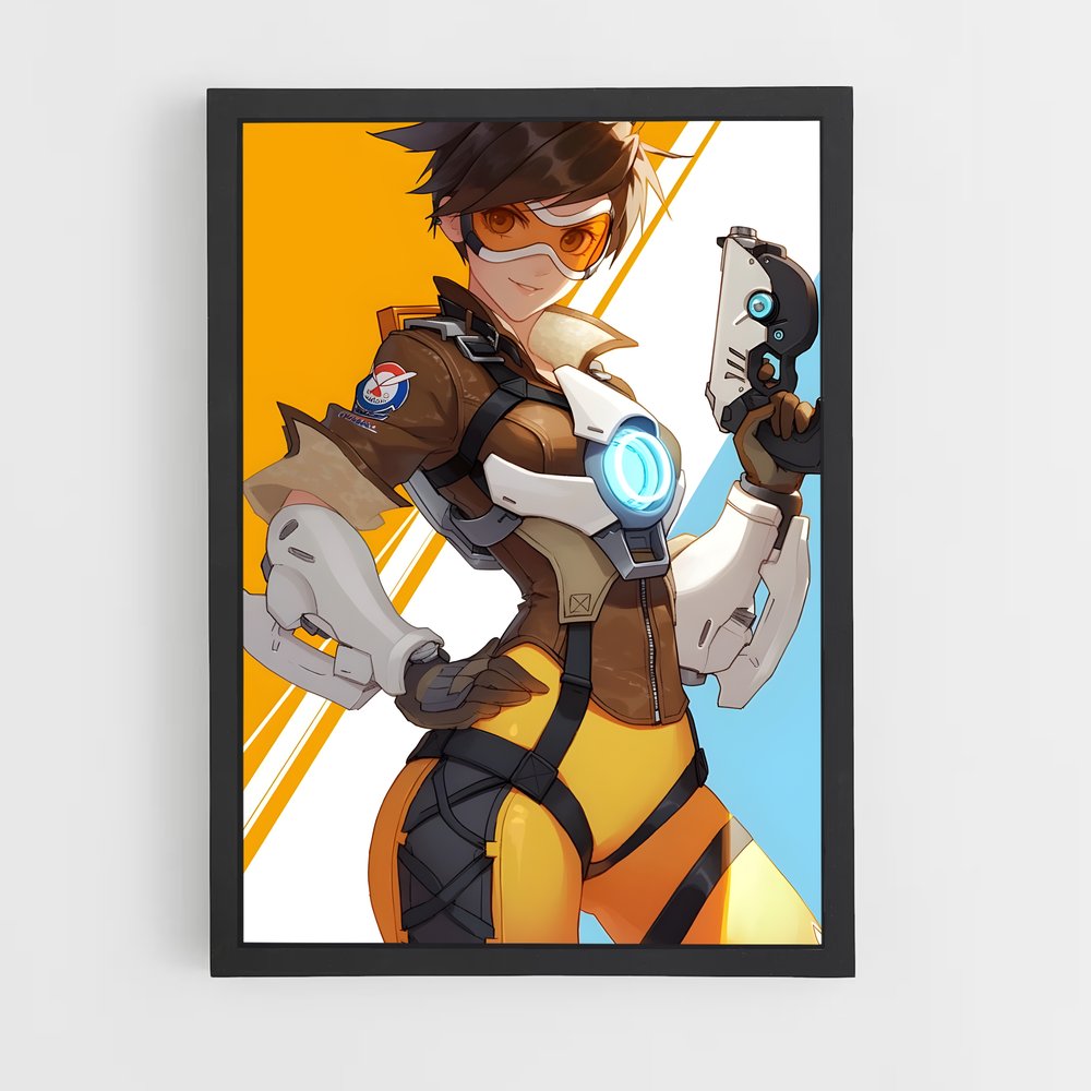Poster Femme de Combat – affiche Overwatch (vue 2)