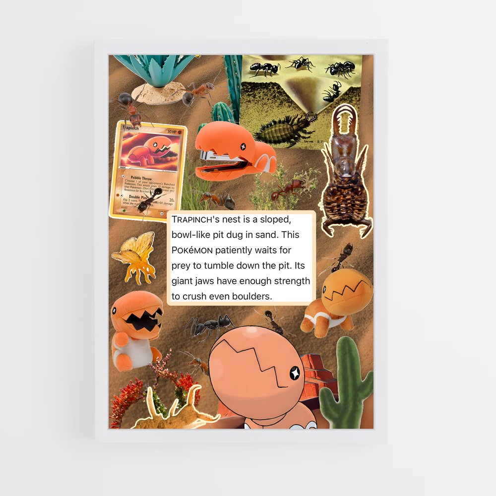 Poster Insectopia – affiche Pokemon (vue 3)