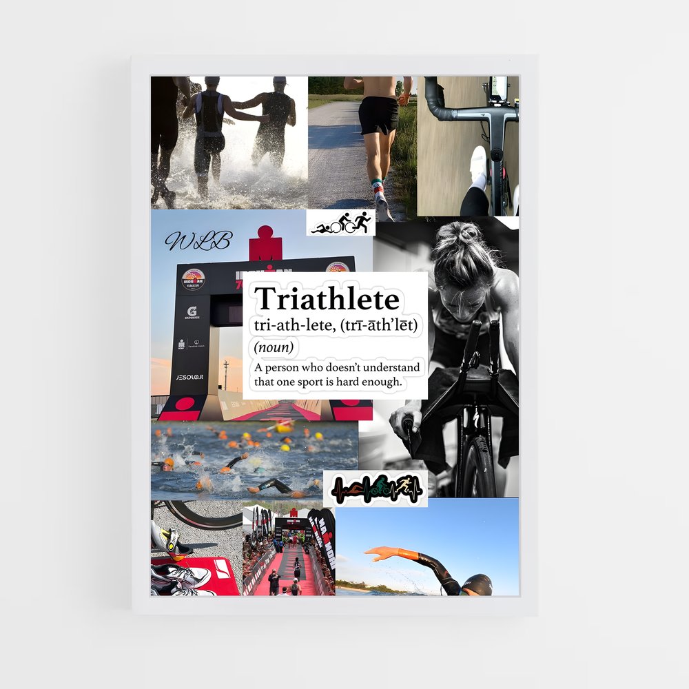 Poster Triathlon Énergie – affiche Athlétisme (vue 3)
