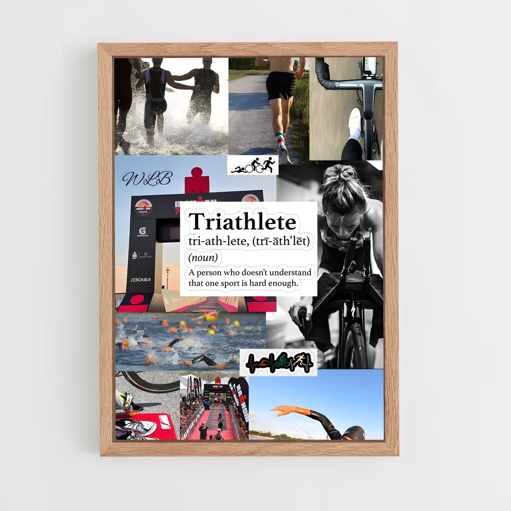 Poster Triathlon Énergie – affiche Athlétisme (vue 4)