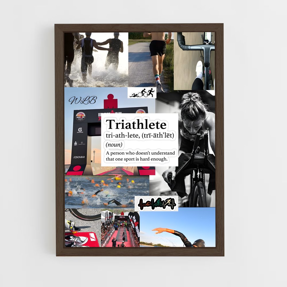 Poster Triathlon Énergie – affiche Athlétisme (vue 5)