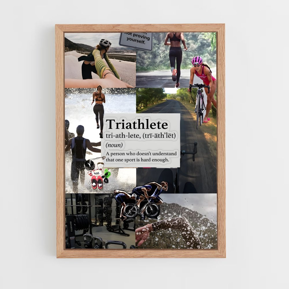 Poster Triathlon Extrême – affiche Athlétisme (vue 4)