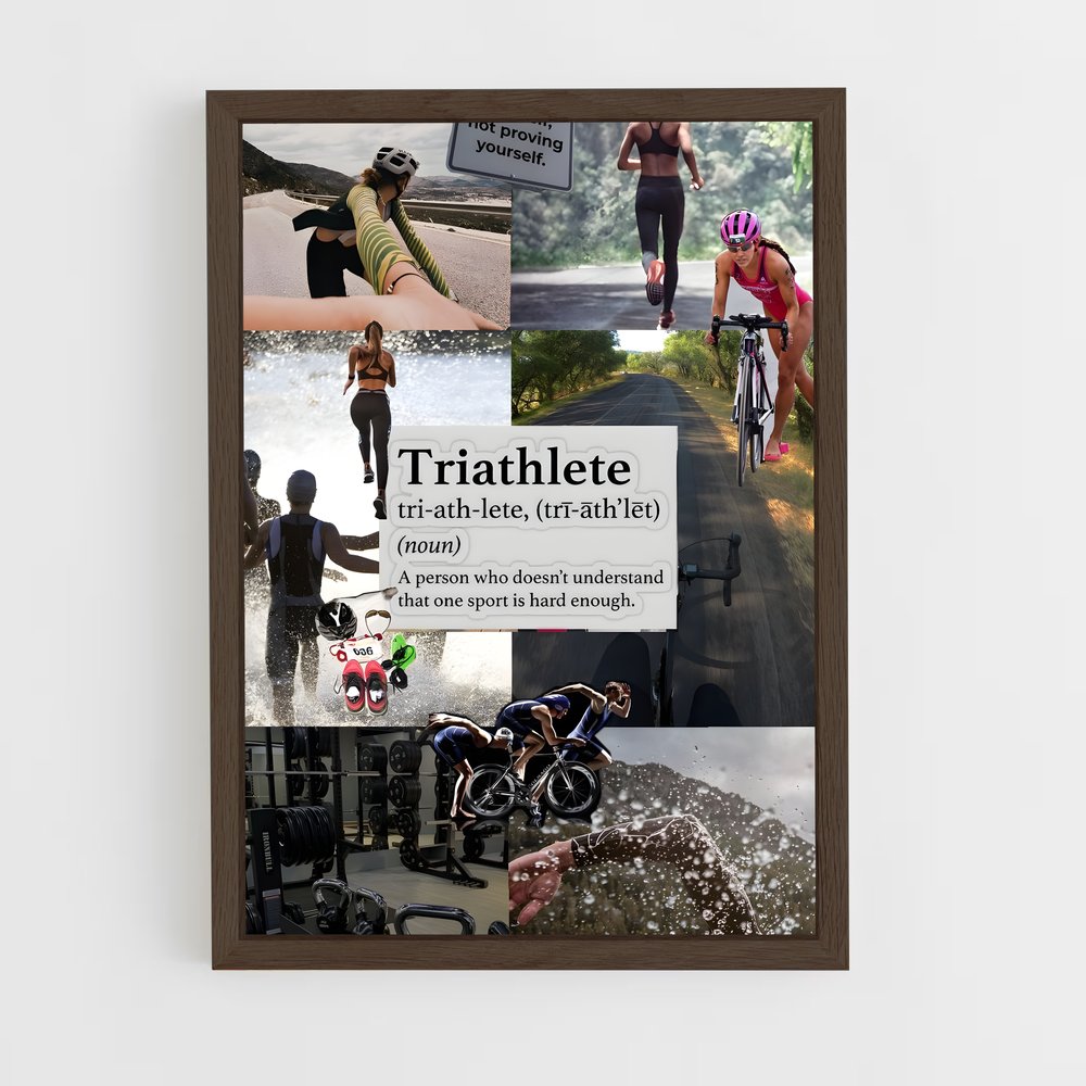 Poster Triathlon Extrême – affiche Athlétisme (vue 5)