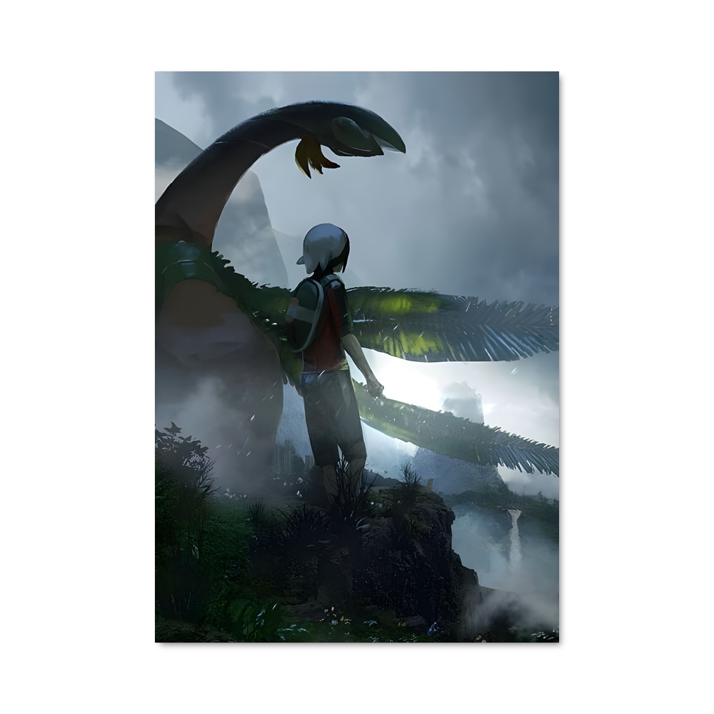 Poster Dragon de la Jungle – affiche Pokemon