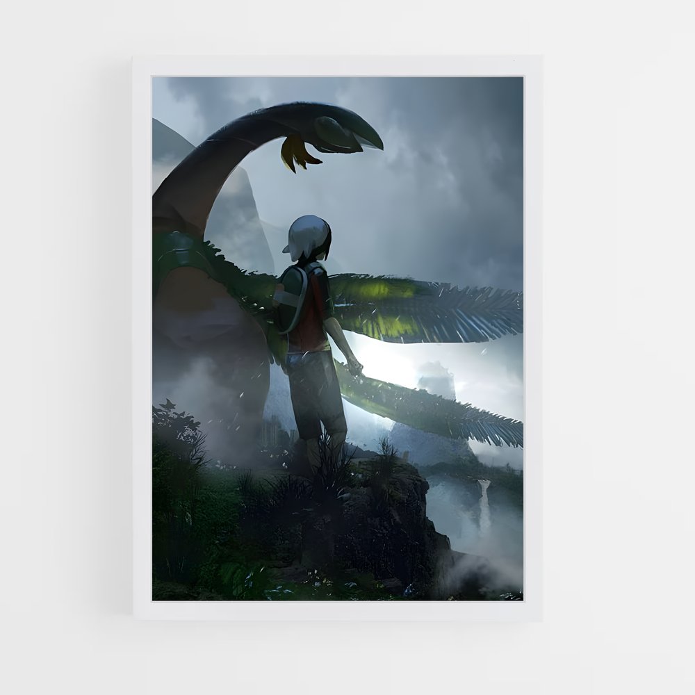 Poster Dragon de la Jungle – affiche Pokemon (vue 3)