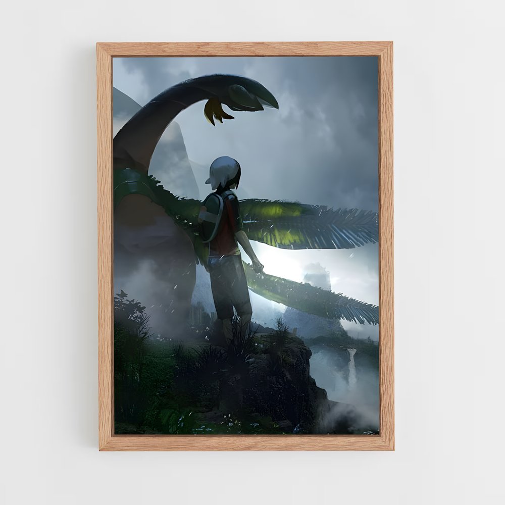 Poster Dragon de la Jungle – affiche Pokemon (vue 4)