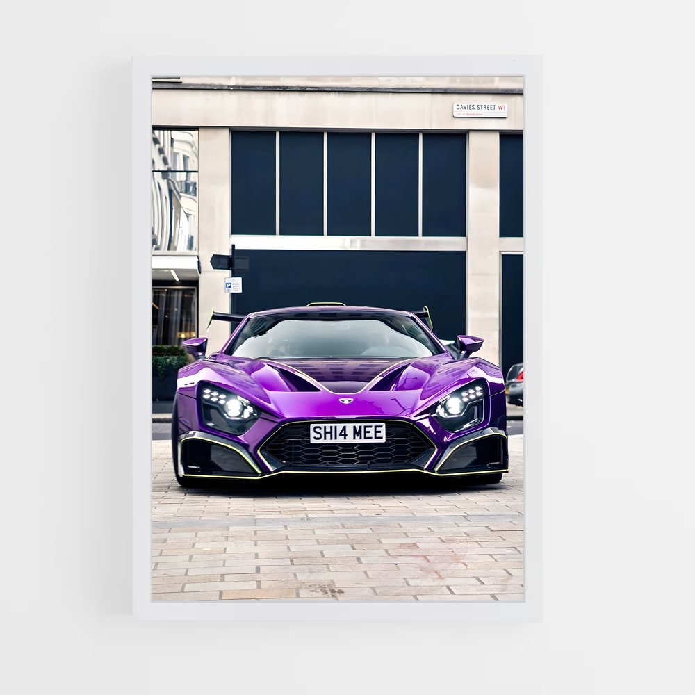 Poster Mouton Pourpre – affiche Zenvo (vue 3)