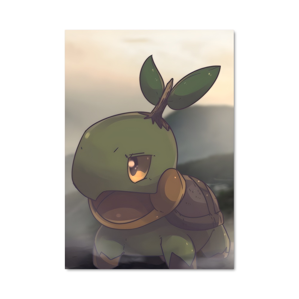 Poster Turtwig Aventure – affiche Pokemon