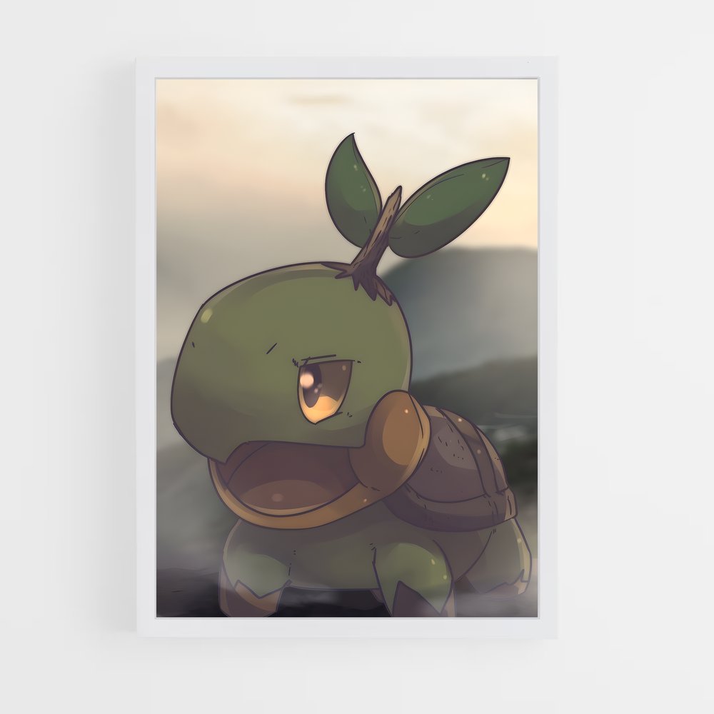 Poster Turtwig Aventure – affiche Pokemon (vue 3)