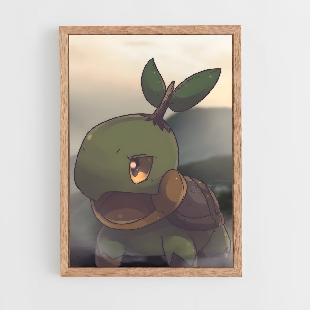 Poster Turtwig Aventure – affiche Pokemon (vue 4)
