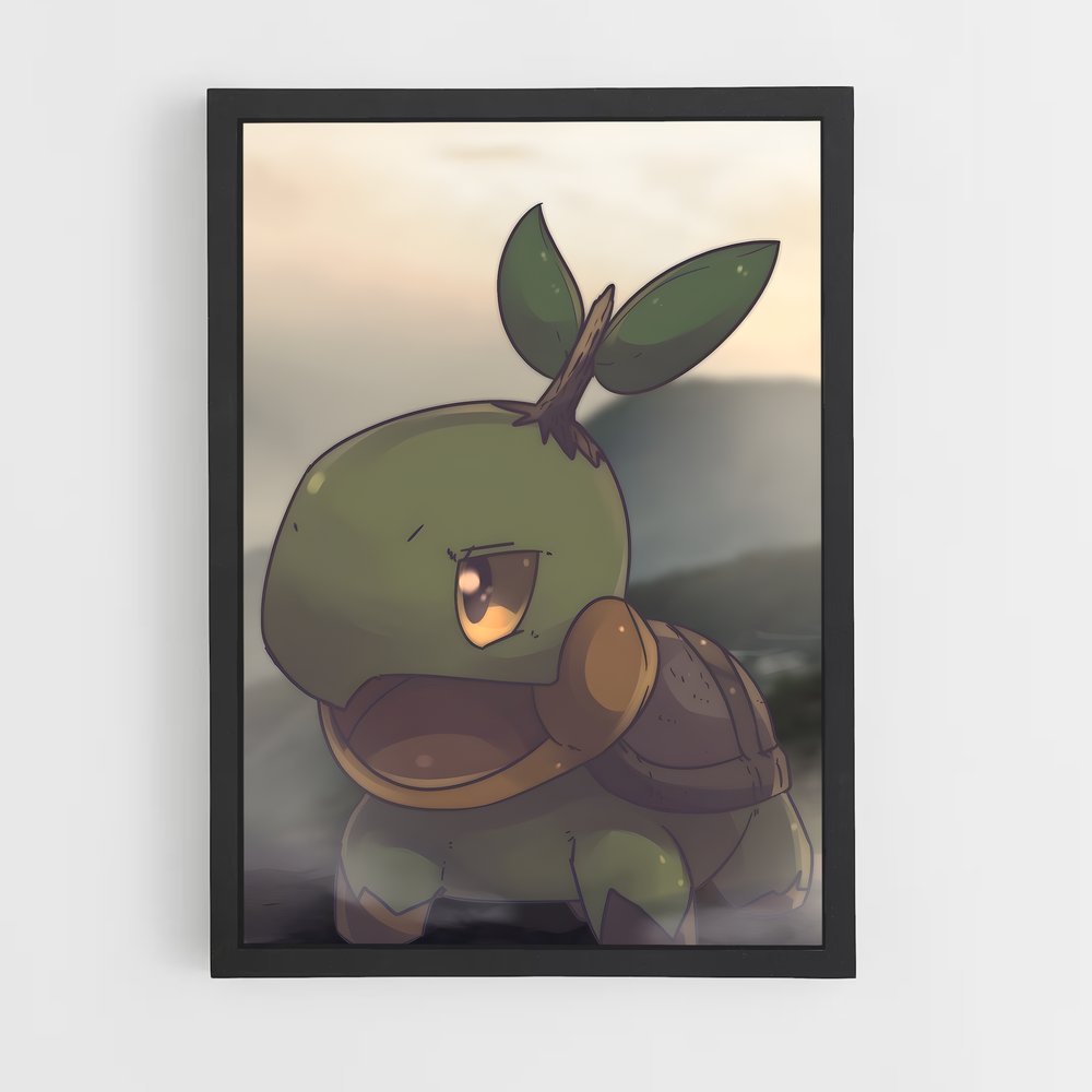 Poster Turtwig Aventure – affiche Pokemon (vue 2)