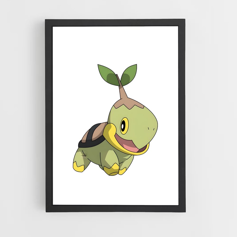 Poster Turtwig Adventure – affiche Pokemon (vue 2)