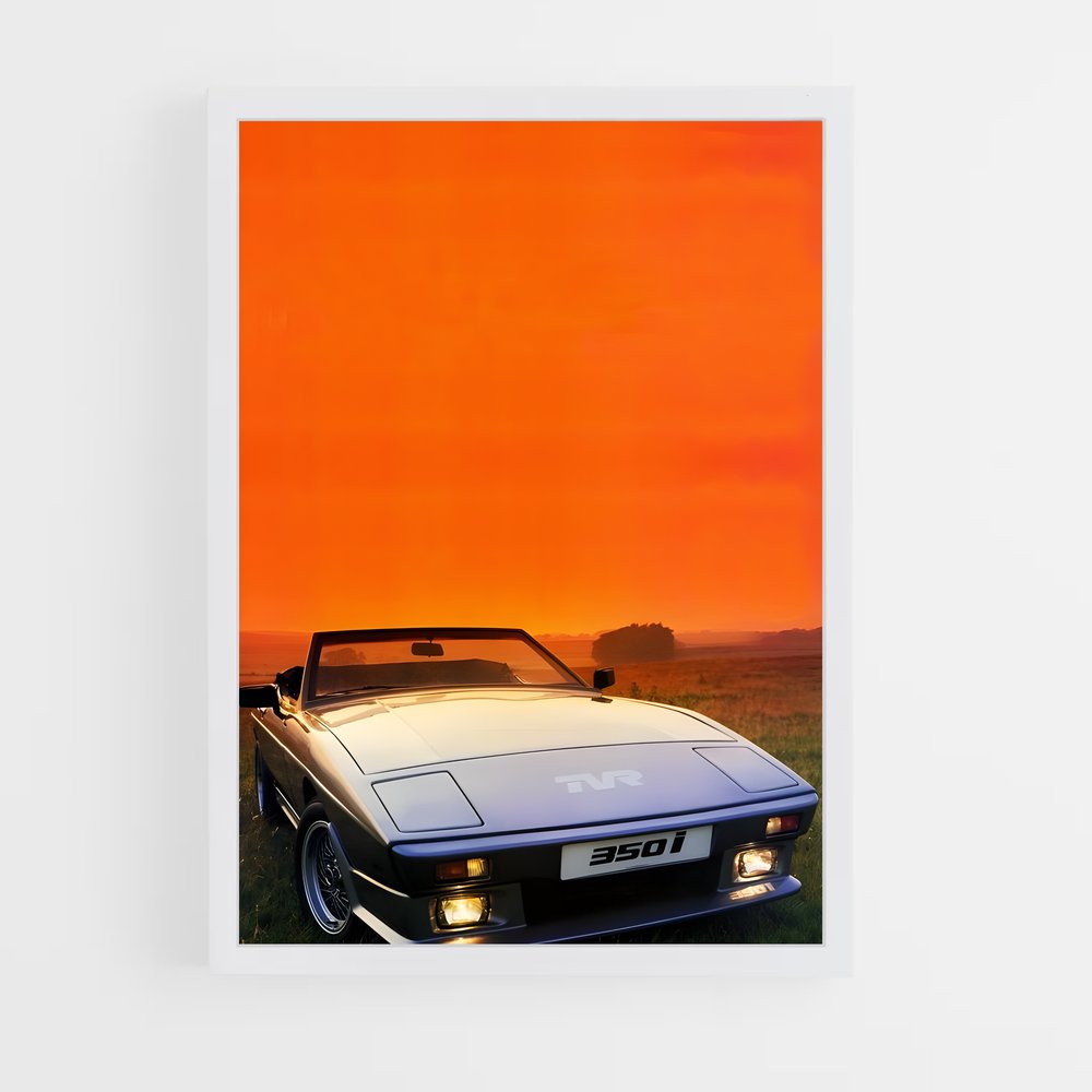 Poster Horizon Orange – affiche TVR (vue 3)