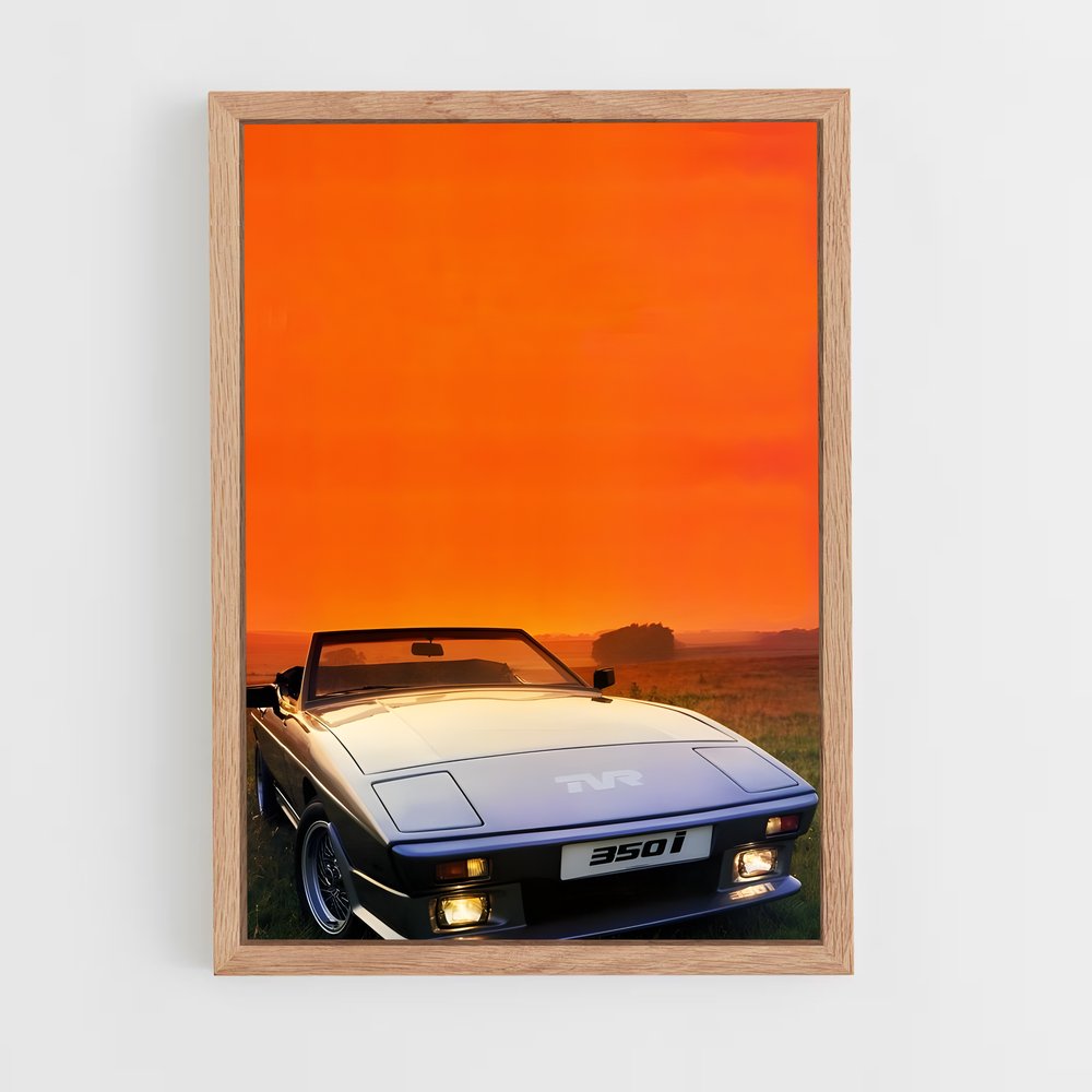 Poster Horizon Orange – affiche TVR (vue 4)