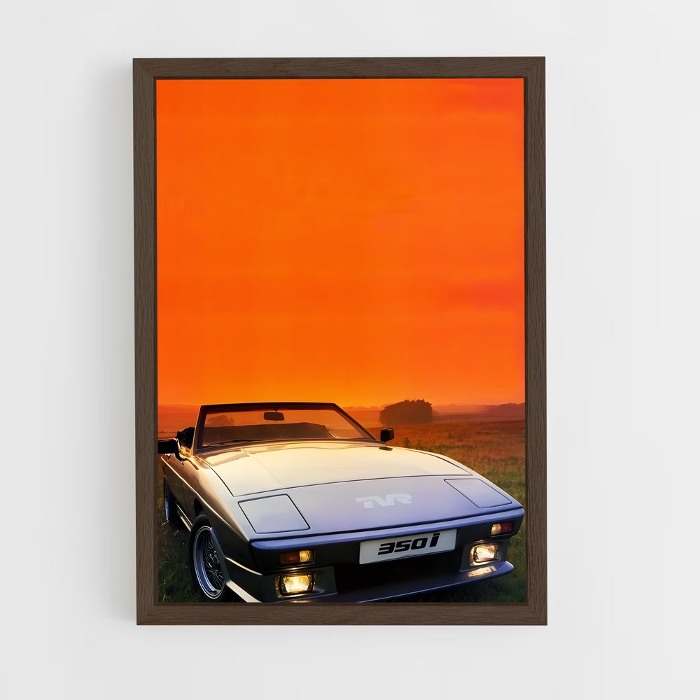 Poster Horizon Orange – affiche TVR (vue 5)