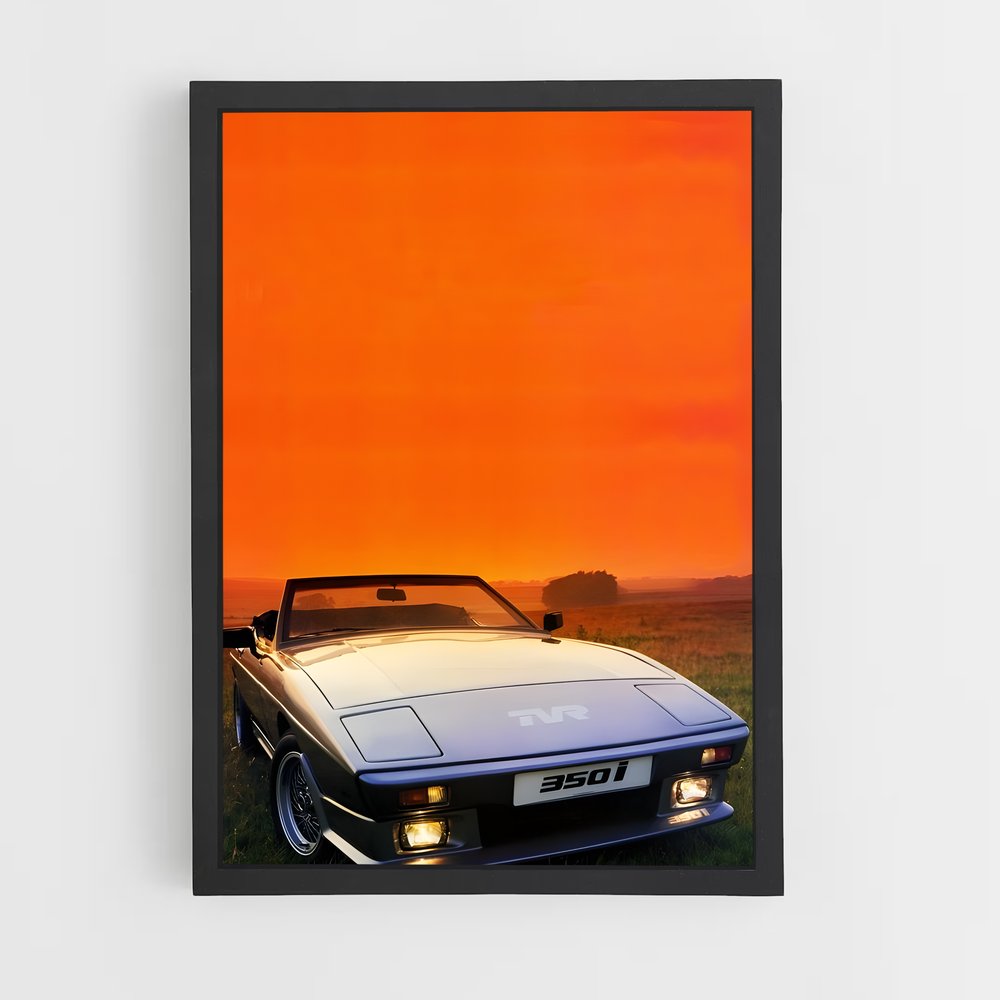 Poster Horizon Orange – affiche TVR (vue 2)