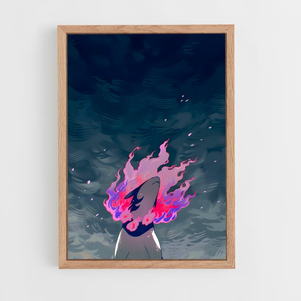 Poster Typhlosion enchanteur – affiche Pokemon (vue 4)
