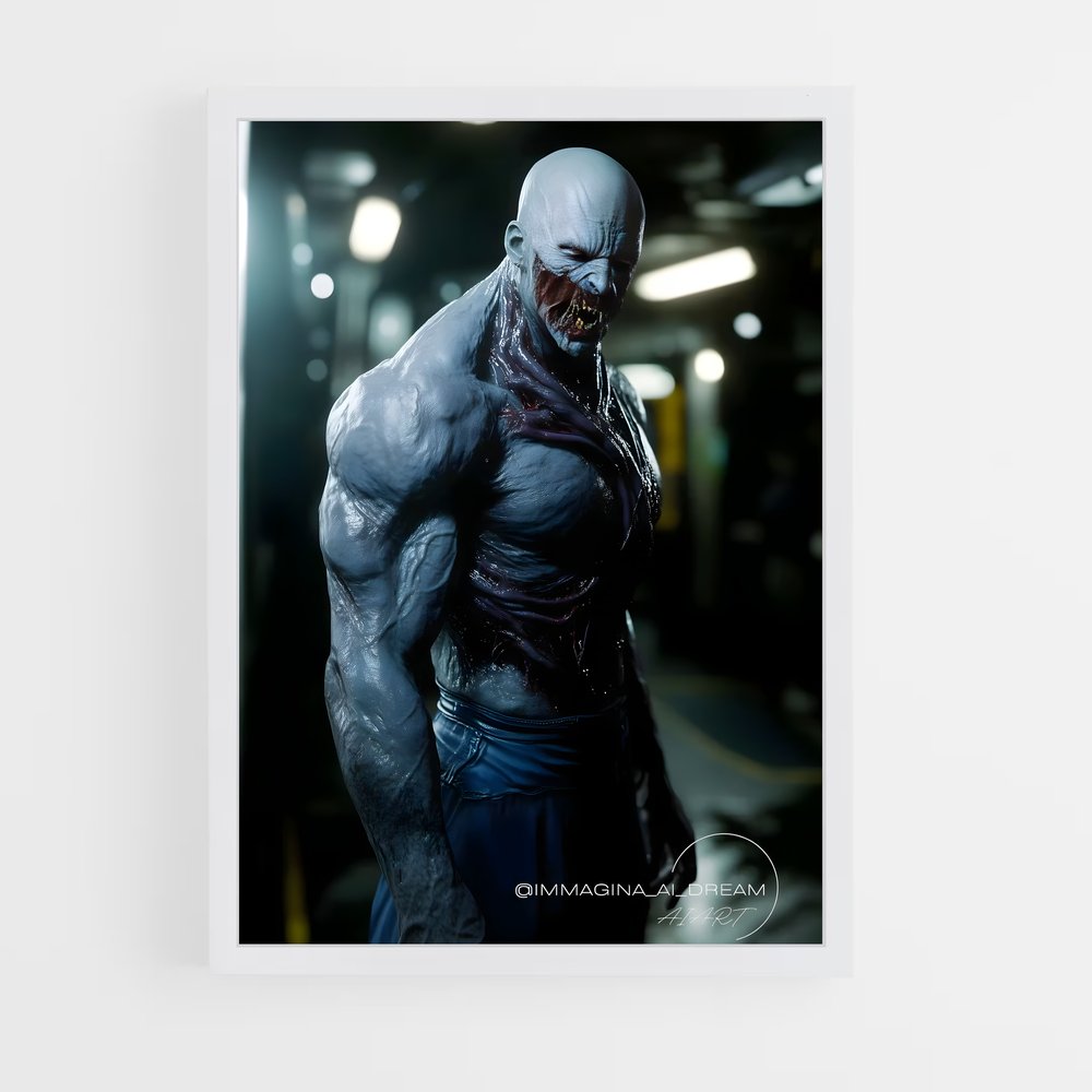 Poster L'Ombre Sanglante – affiche Resident Evil (vue 3)